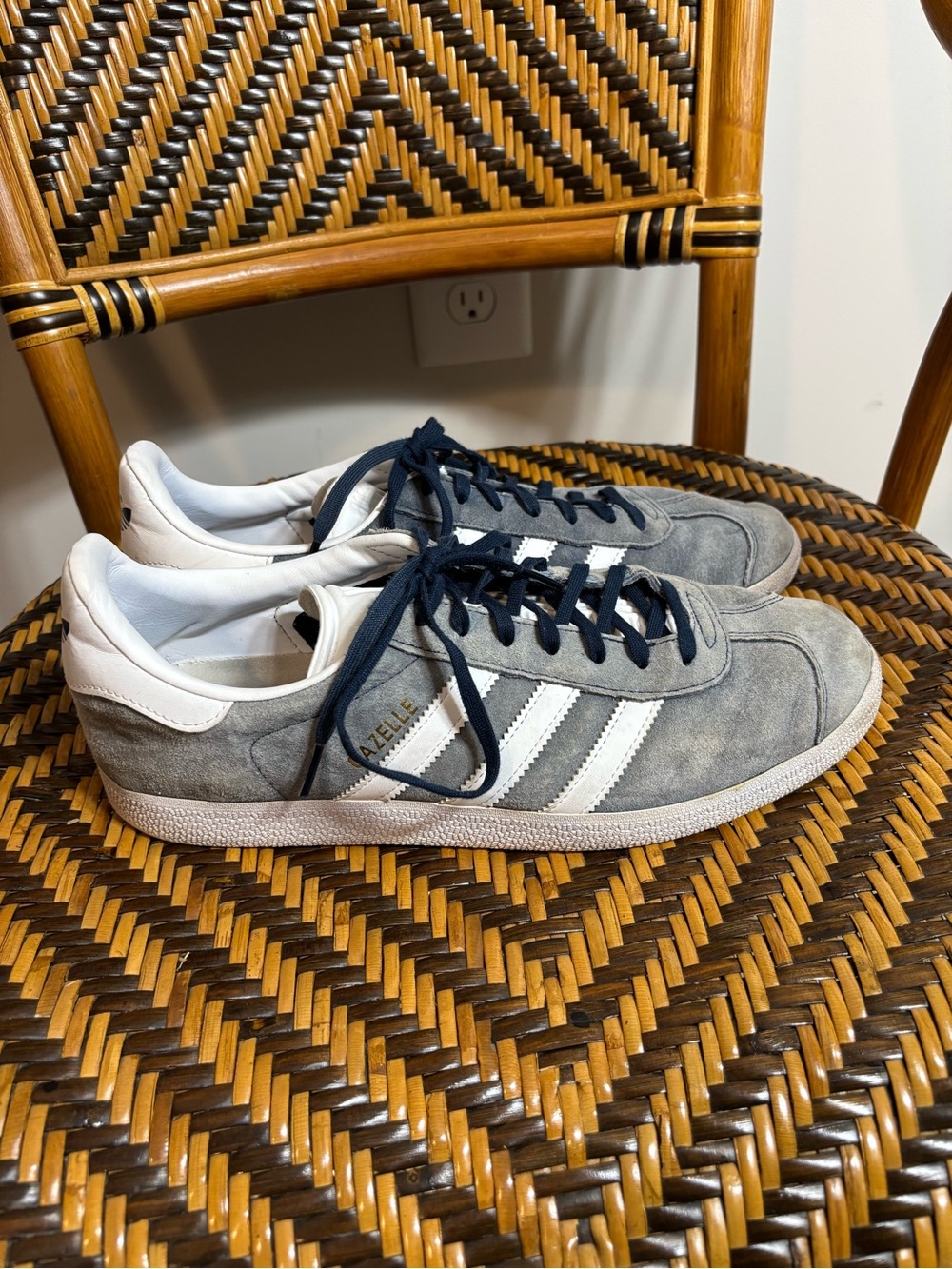 Adidas Gazelle Sneakers Blue White 10 Men’s